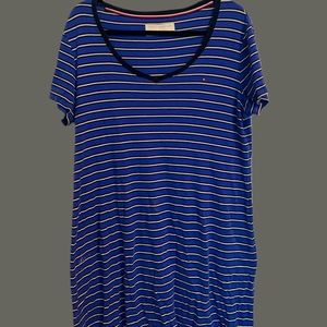tommy hilfiger blue striped dress